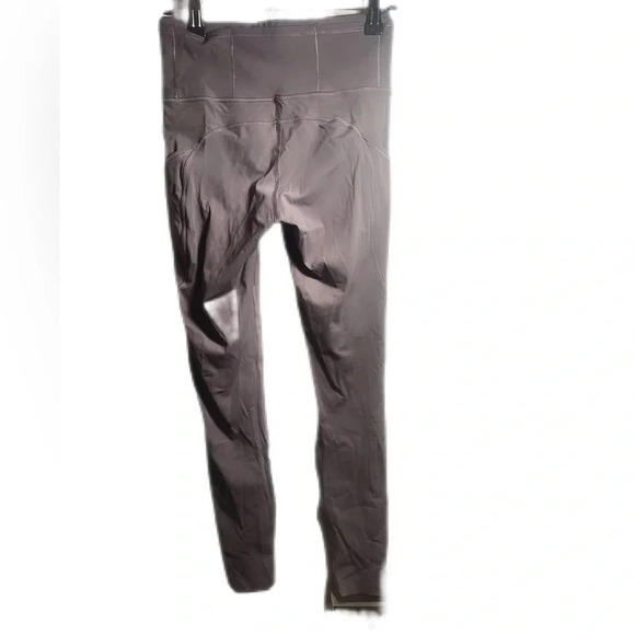 Lululemon Fast & Free 7/8 Tight II *Nulux 25" Dark Carbon yoga strtch leggings 4 - Picture 3 of 4